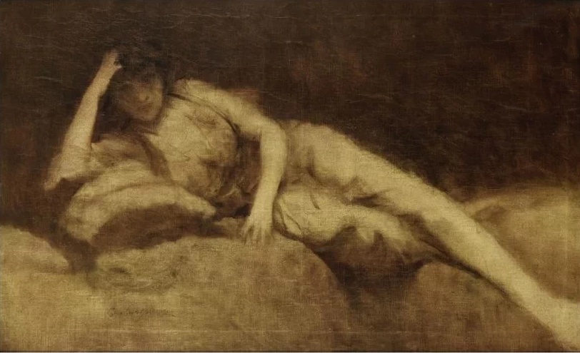 Ritratto di una donna sdraiata